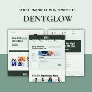 DentGlow - A Dental/Clinical Landing Page